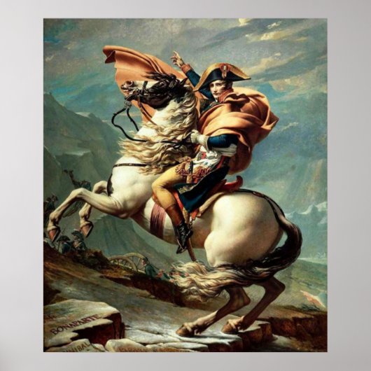 Napoleon überquert die Alpen Poster (Vorne)