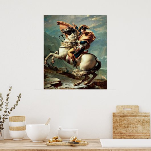Napoleon überquert die Alpen Poster (Küche)