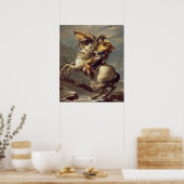 Napoleon überquert die Alpen Poster (Küche)