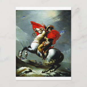 Napoleon überquert die Alpen Postkarte