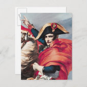 Napoleon überquert die Alpen Postkarte (Vorne/Hinten)