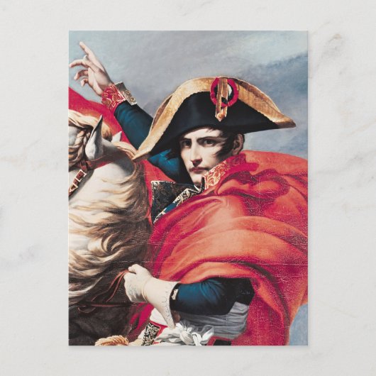 Napoleon überquert die Alpen Postkarte (Vorderseite)