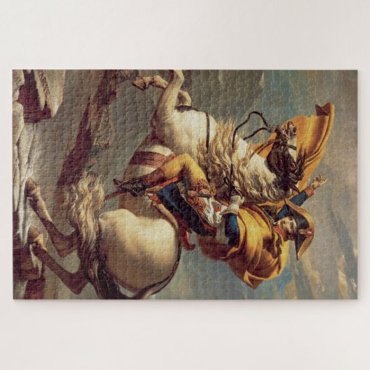 Napoleon überquert die Alpen Puzzle (Horizontal)
