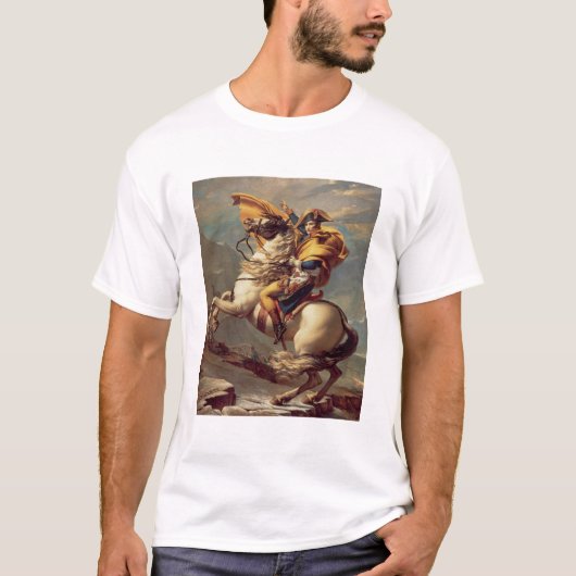 Napoleon überquert die Alpen T-Shirt (Vorderseite)