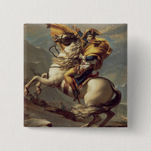 Napoleon überquert die Alpen (Version von 1801) Button