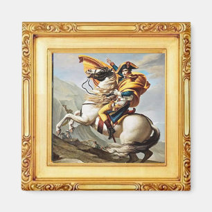 Napoleon überquert die Alpen von David - Magnet