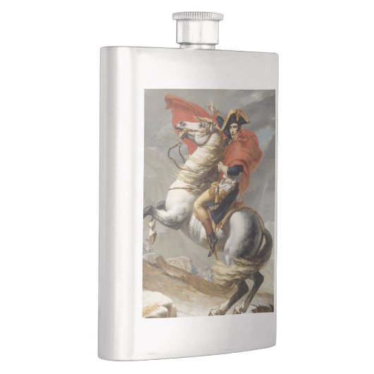 Napoleon überquert die Alpen von Jacques Louis Dav Flachmann (Rechts)