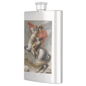 Napoleon überquert die Alpen von Jacques Louis Dav Flachmann (Links)