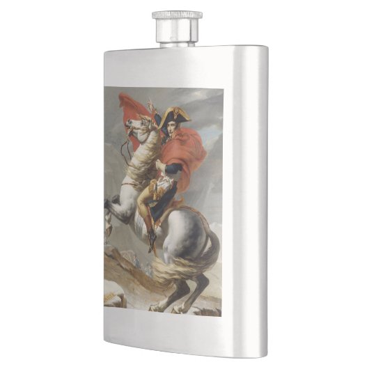 Napoleon überquert die Alpen von Jacques Louis Dav Flachmann (Links)