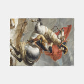 Napoleon überquert die Alpen von Jacques Louis Dav Fleecedecke (Vorderseite (Horizontal))