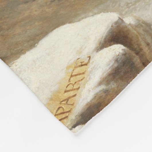 Napoleon überquert die Alpen von Jacques Louis Dav Fleecedecke (Ecke)