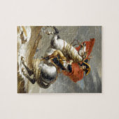 Napoleon überquert die Alpen von Jacques Louis Dav Puzzle (Horizontal)