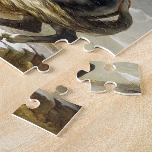 Napoleon überquert die Alpen von Jacques Louis Dav Puzzle (Seite)