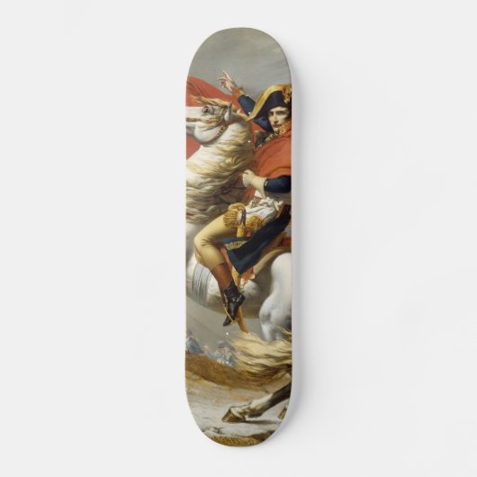 Napoleon überquert die Alpen von Jacques Louis Dav Skateboard (Vorderseite)