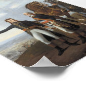 Napoleon und Berthier in Marengo Poster (Ecke)