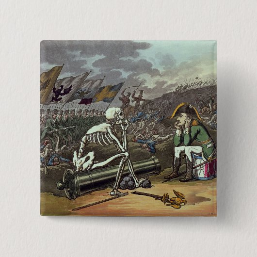 Napoleon und Skelett, 18. Button (Vorderseite)