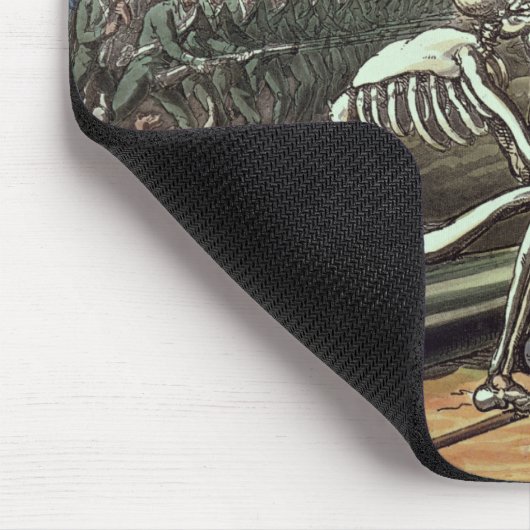 Napoleon und Skelett, 18. Mousepad (Ecke)