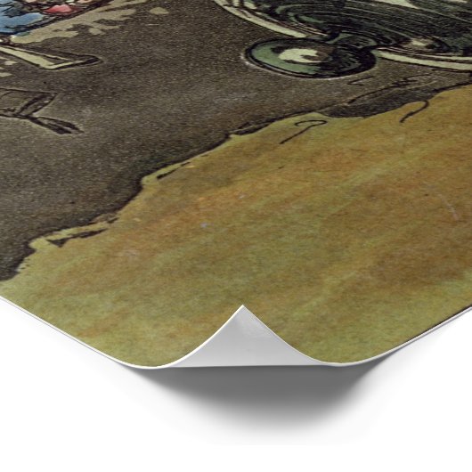 Napoleon und Skelett, 18. Poster (Ecke)