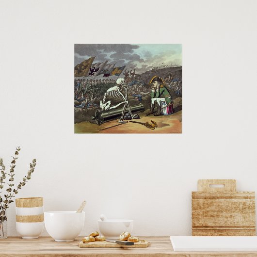 Napoleon und Skelett, 18. Poster (Küche)