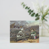 Napoleon und Skelett, 18. Postkarte (Stehend Vorderseite)