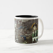 Napoleon und Skelett, 18. Zweifarbige Tasse (VorderseiteRechts)