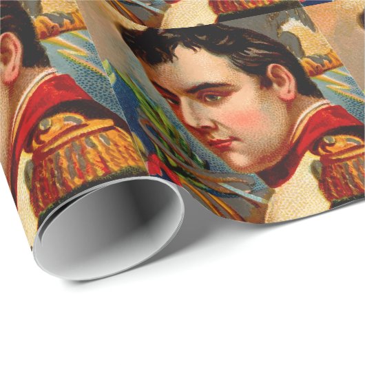 Napoleon Vintag Geschenkpapier (Rolleneckpunkt)