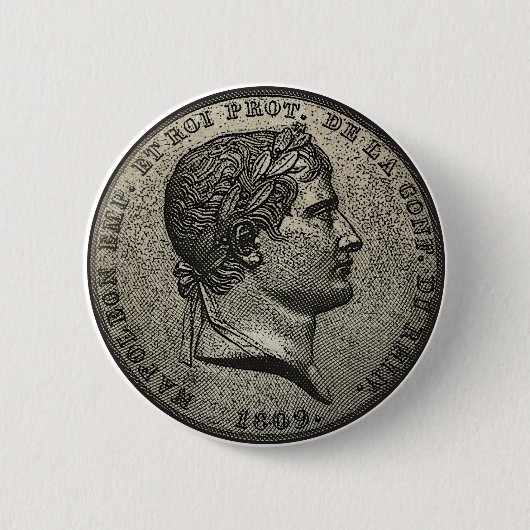 Napoleon-Währung Button (Vorderseite)