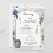 Napoleon Weinkeller und Weine des Mendrisiotto Einladung (Rückseite)