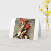 Napoleon & Zitat "Leader" Karte (Gelbe Blume)