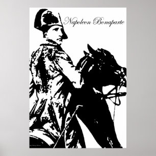 Napoleon zu Pferd Poster