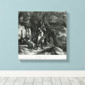 Napoleon zur Einreisesteuer Leinwanddruck (Insitu (Holzboden))