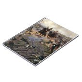 Napoleonic Wars Painting French troops advancing Notizblock (Linke Seite)