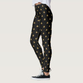 Napoleonische Bienen ~ Imitat-Vergoldung auf Leggings (Links)
