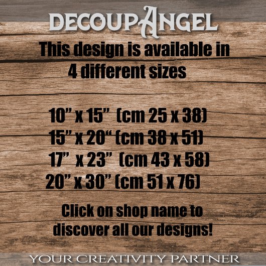 Napoleonischer Adler in Uniform - Decoupage- Seidenpapier