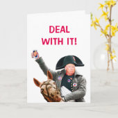 Napoleonischer Komplex Geburtskarte Karte (Gelbe Blume)