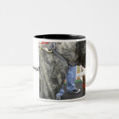 Napoleonischer Komplex? Zweifarbige Tasse (VorderseiteRechts)