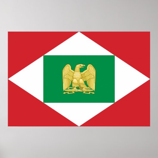 Napoleonisches Königreich Italien, italienische Fl Poster (Vorne)