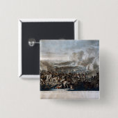 Napoleons Flug vom Kampf von Waterloo Button (Vorne & Hinten)