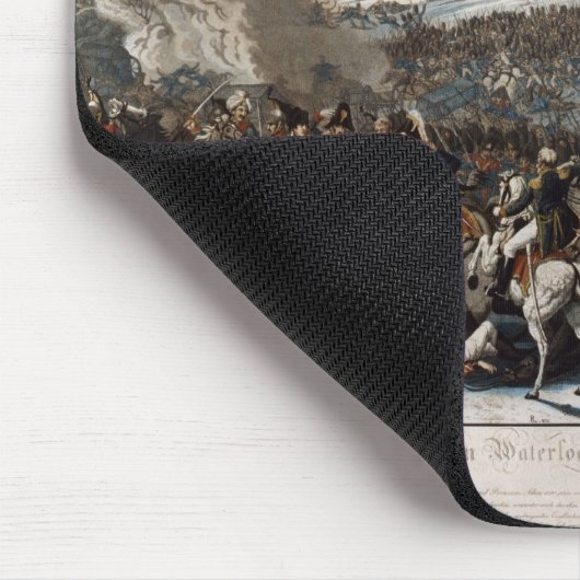 Napoleons Flug vom Kampf von Waterloo Mousepad (Ecke)