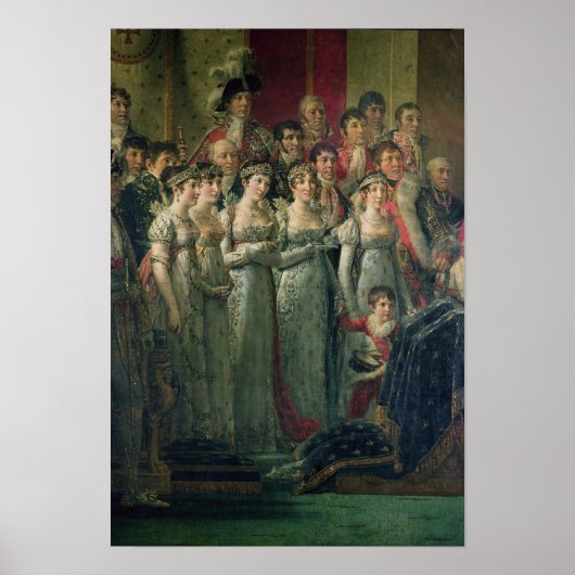 Napoleons Konsecration und Josephine Poster (Vorne)