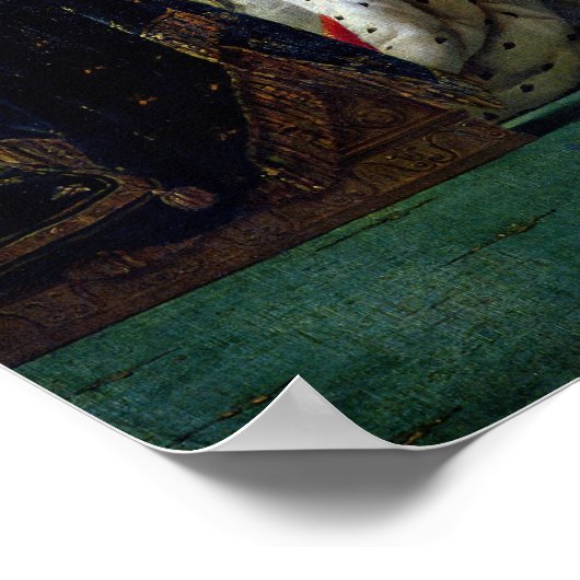 Napoleons Konsecration und Josephine Poster (Ecke)