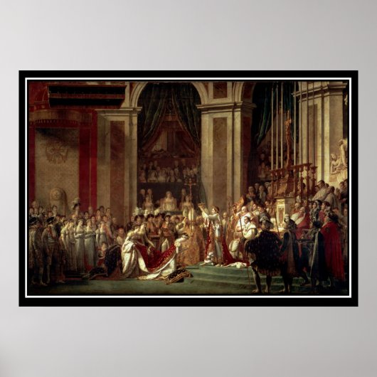 Napoleons Krönung als Kaiser des Franzosen Poster (Vorne)