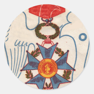 Napoleons Legion d'Honneur Medaillenaufkleber Runder Aufkleber