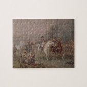 Napoleons Rückzug (Öl auf Leinwand) Puzzle (Horizontal)