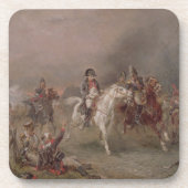 Napoleons Rückzug (Öl auf Leinwand) Untersetzer (Vorderseite)