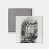 Napoleons Unterkünfte auf der Quai Conti, 1834-36 Magnet (Vorderseite/Rückseite)