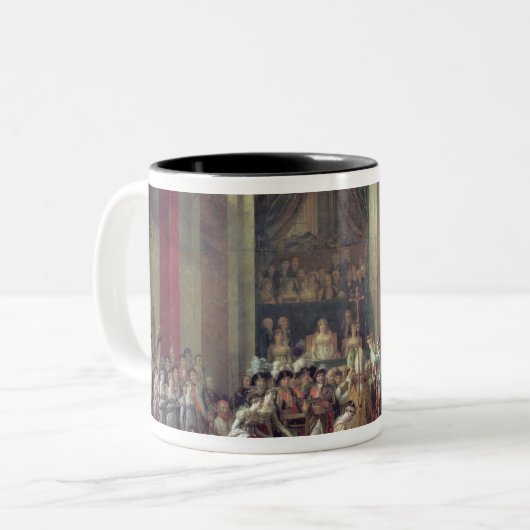 Napoleons Weihe und Josephines Zweifarbige Tasse (Vorderseite Links)