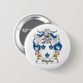 Napoles Familienwappen Button (Vorne & Hinten)