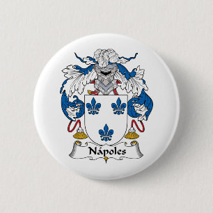 Napoles Familienwappen Button
