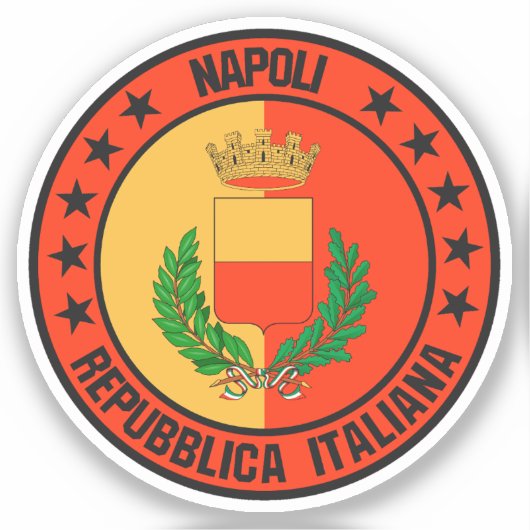 Napoli Aufkleber (Vorderseite)